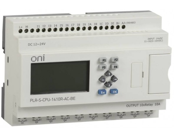 IEK ONI Логическое реле PLR-S. CPU1410(R) 220В AC с экраном