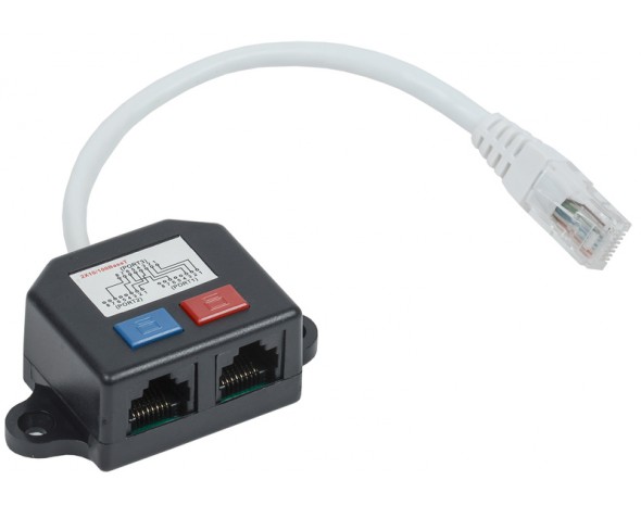 IEK ITK Разветвитель (Y-адаптер) кат. 5Е 2xRJ45-1хRJ45