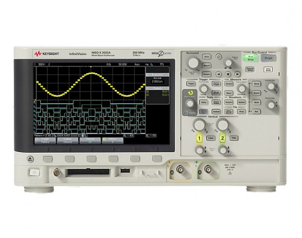 MSOX2022A Осциллограф смешанных сигналов: 200 МГц, 2 аналоговых и 8 цифровых каналов