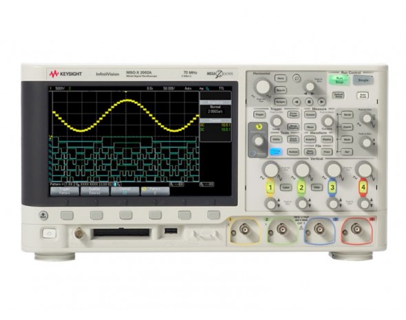 MSOX2002A Осциллограф смешанных сигналов: 70 МГц, 2 аналоговых и 8 цифровых каналов