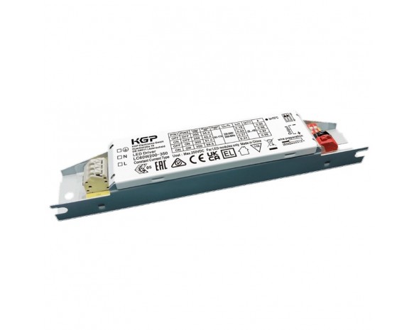 LED-драйвер 60Вт AC-DC KGP LC60W200-350