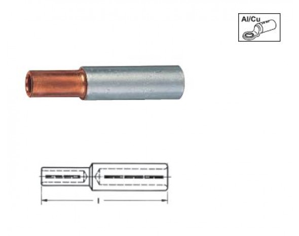 Алюмомедные соединители для жил разных сечений, 95/120/50 мм KLAUKE 328R50