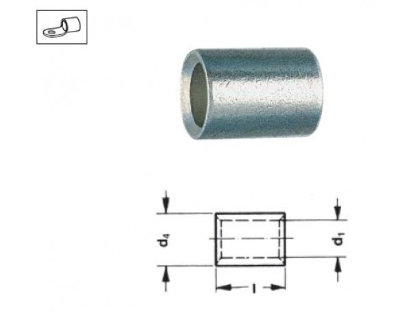 Соединительные гильзы (DIN 46341, часть 1, тип А), 1,5–2,5 мм KLAUKE 1630K