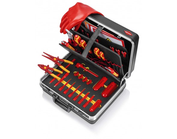 Чемодан инструментальный VDE, 29 пр. Basic E-mobility Knipex KN-002105EV