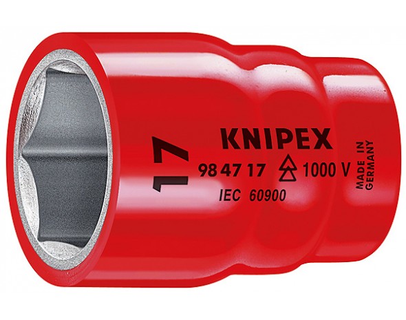 Сменные головки к торцевому ключу для винтов с шестигранной головкой KNIPEX 98 47 1" KN-98471