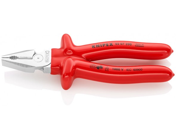 Комбинированные плоскогубцы особой мощности KNIPEX KN-0207200