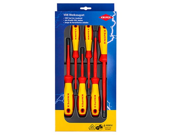 Набор отвёрток по нормам VDE SL / PH 00 20 12 V02 KNIPEX KN-002012V02