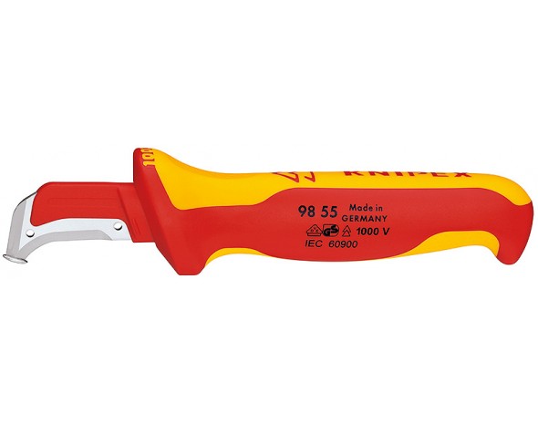 Нож для снятия изоляции с пяткой KNIPEX KN-9855