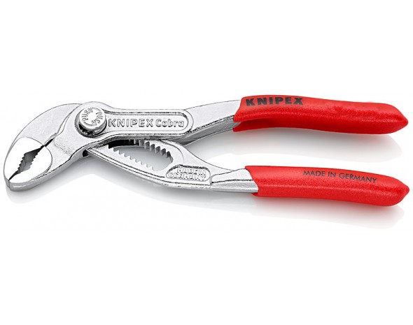 Клещи переставные с фиксатором COBRA, 25 мм (1"), под ключ 27 мм, L-125 Knipex KN-8703125PEBK