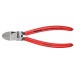 Бокорезы для пластмассы, круглая голова, с пружиной KNIPEX KN-7201160KA