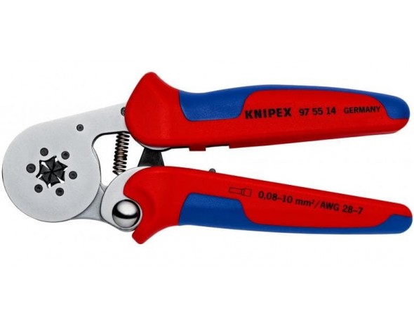 Пресс-клещи для контактных гильз, шестигранный обжим Knipex KN-975514