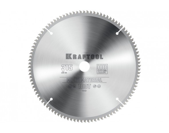 Диск пильный по алюминию KRAFTOOL Multi Material 315х30мм 96Т