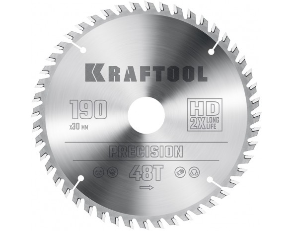 Диск пильный по дереву KRAFTOOL PRECISION 254х30мм 60Т