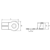 Наконечник медный под пайку ПМ 50–10 (кратность 50 шт.) 48886