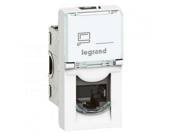 Legrand Mosaic Розетка RJ45 UTP кат.6, антибакт