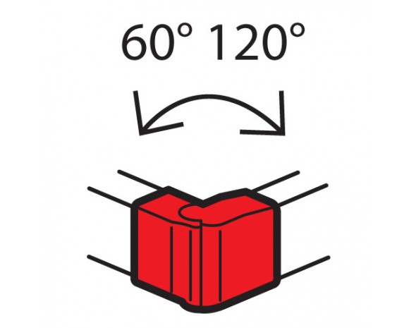 Legrand Metra Угол внешний изменяемый 85x50 мм
