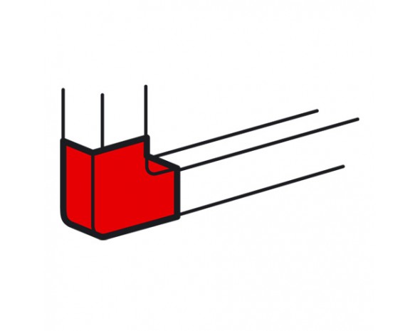 Legrand Metra Угол плоский неизменяемый 160x50 мм