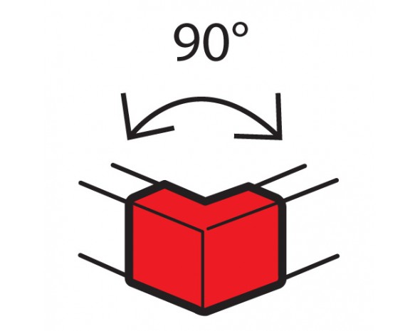 Legrand Metra Угол внешний неизменяемый 100х50 мм