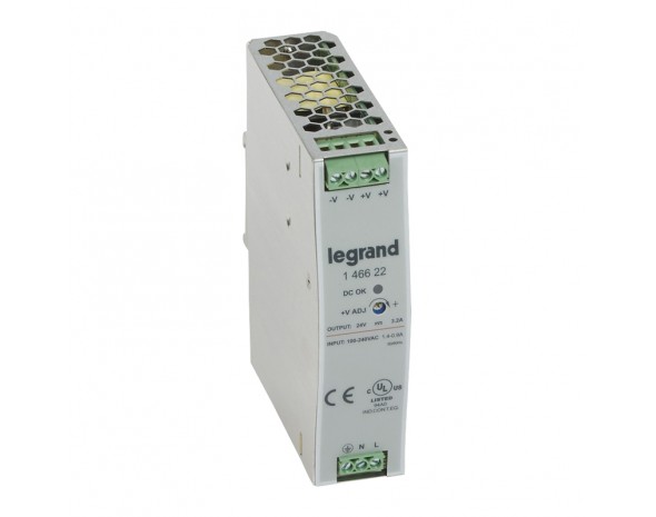 Legrand 1-фазный Импульсный источник питания 24В 75Вт 3,2A