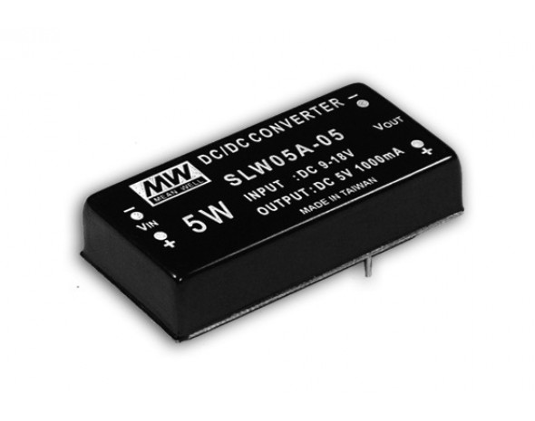 Преобразователь DC/DC Mean Well SLW05A-12 5Вт