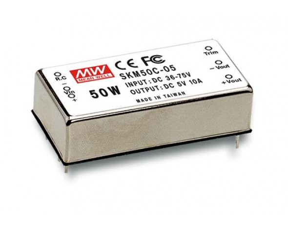 Преобразователь DC/DC Mean Well SKM50C-05 50Вт