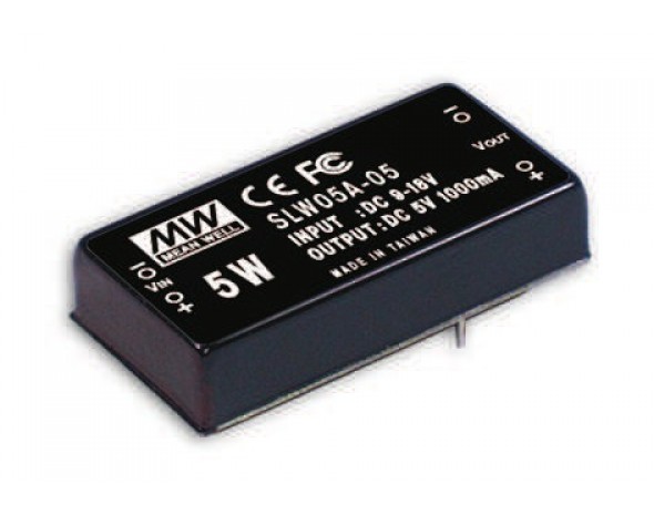 Преобразователь DC/DC Mean Well SLW05A-05 5Вт