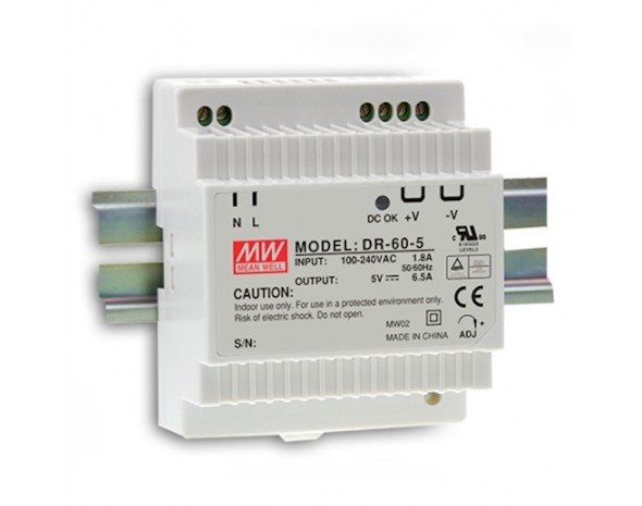 Источник питания AC-DC Mean Well DR-60-24 60Вт