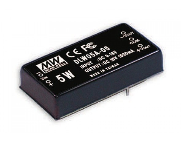 Преобразователь DC/DC Mean Well DLW05C-05 5Вт