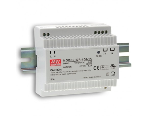 Источник питания AC-DC Mean Well DR-100-24 100.8Вт