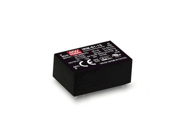 Источник питания AC-DC Mean Well IRM-01-15S 1Вт