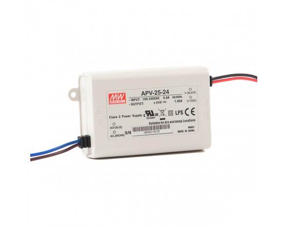 LED-драйвер AC-DC Mean Well APV-25-24