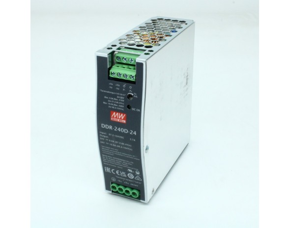 Преобразователь DC-DC на DIN-рейку Mean Well DDR-240D-24