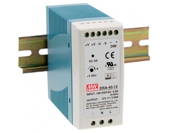 Источник питания AC-DC Mean Well DRA-40-12