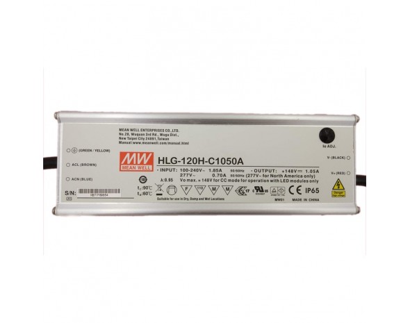 LED-драйвер AC-DC Mean Well HLG-120H-C1050A