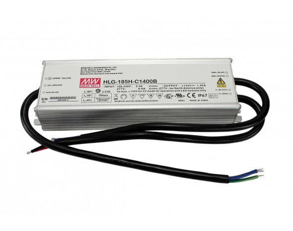 LED-драйвер AC-DC Mean Well HLG-185H-C1400