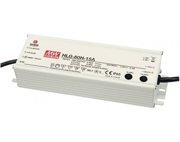 LED-драйвер AC-DC Mean Well HLG-80H-15AB