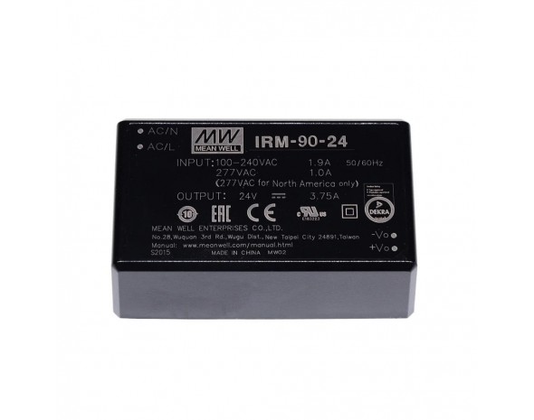 Источник питания AC-DC на печатную плату Mean Well IRM-90-24