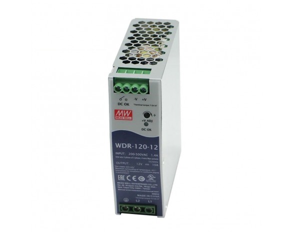 Источник питания AC-DC Mean Well WDR-120-12