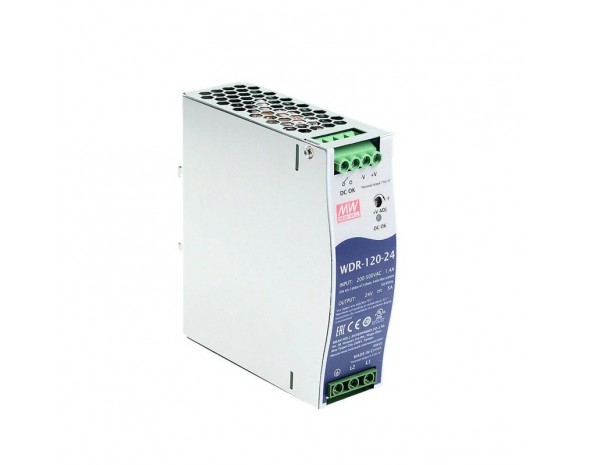 Источник питания AC-DC Mean Well WDR-120-24