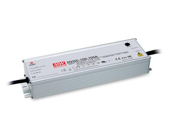 LED-драйвер Mean Well HVGC-100-700A AC-DC драйвер светодиодов 100Вт