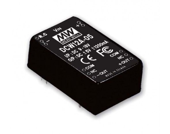 Преобразователь DC/DC Mean Well DCW12A-05 12Вт