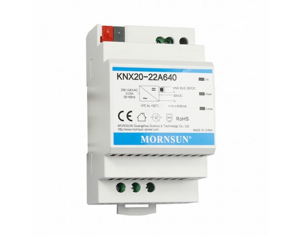 Mornsun AC/DC источник питания на DIN-рейку KNX20-22A640