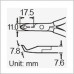 Кусачки для SMD-компонентов с рессорной пружиной ProsKit PM-719(125 мм.)