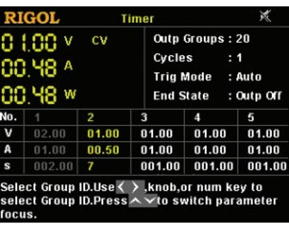 Опция тайминга для DP700 Rigol TIMER-DP700