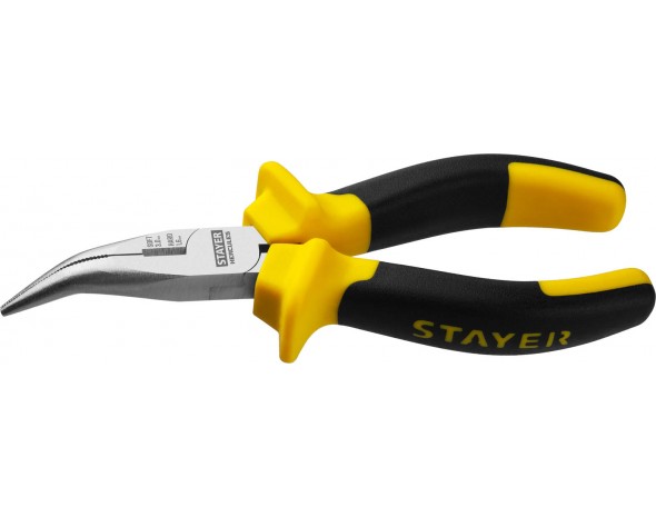 Тонкогубцы изогнутые HERCULES, STAYER Professional 2203-4-16, 160мм