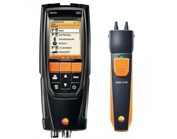 Комплект Testo 320 с H2 -компенсацией + смарт зонд 510i