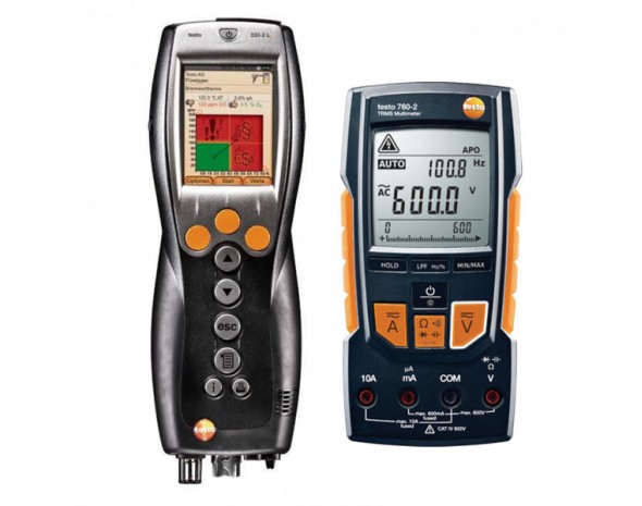 Комплект Testo 330-1 LL NOx BT+ Мультиметр Testo 760-2 с магнитным креплением в кейсе