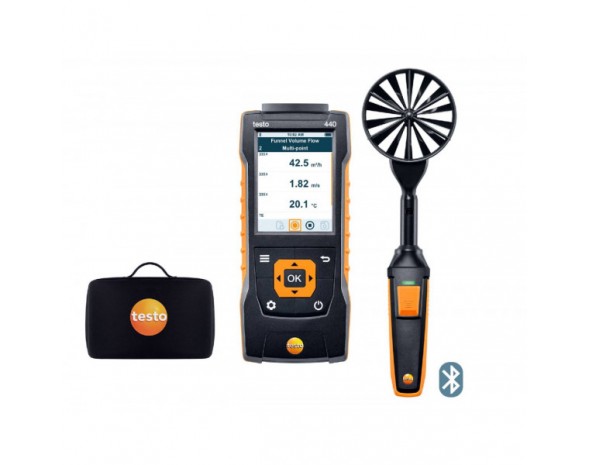 Комплект Testo 440 с крыльчаткой 100 мм с Bluetooth