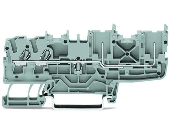 Wago 2-пров./2-конт. розет. клем. колодка оранжевые 2022-1402