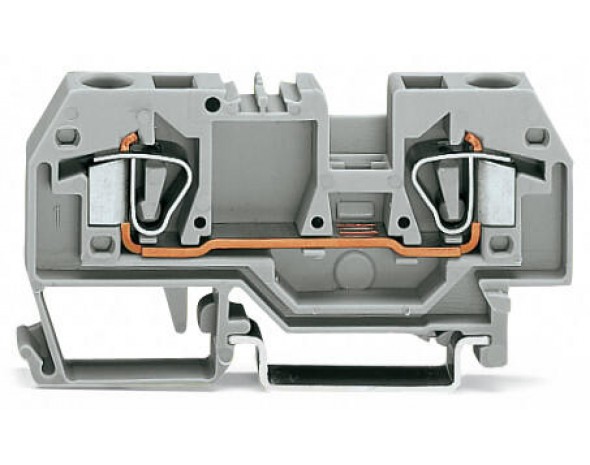 Wago 2-проводная проходная клемма 3, оранжевые 282-902
